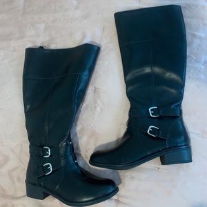 Black riding boots